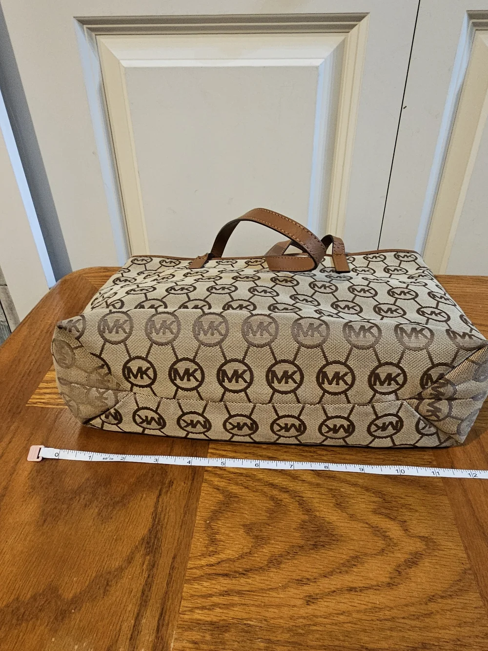 Michael Kors Brown Logo Tote Bag